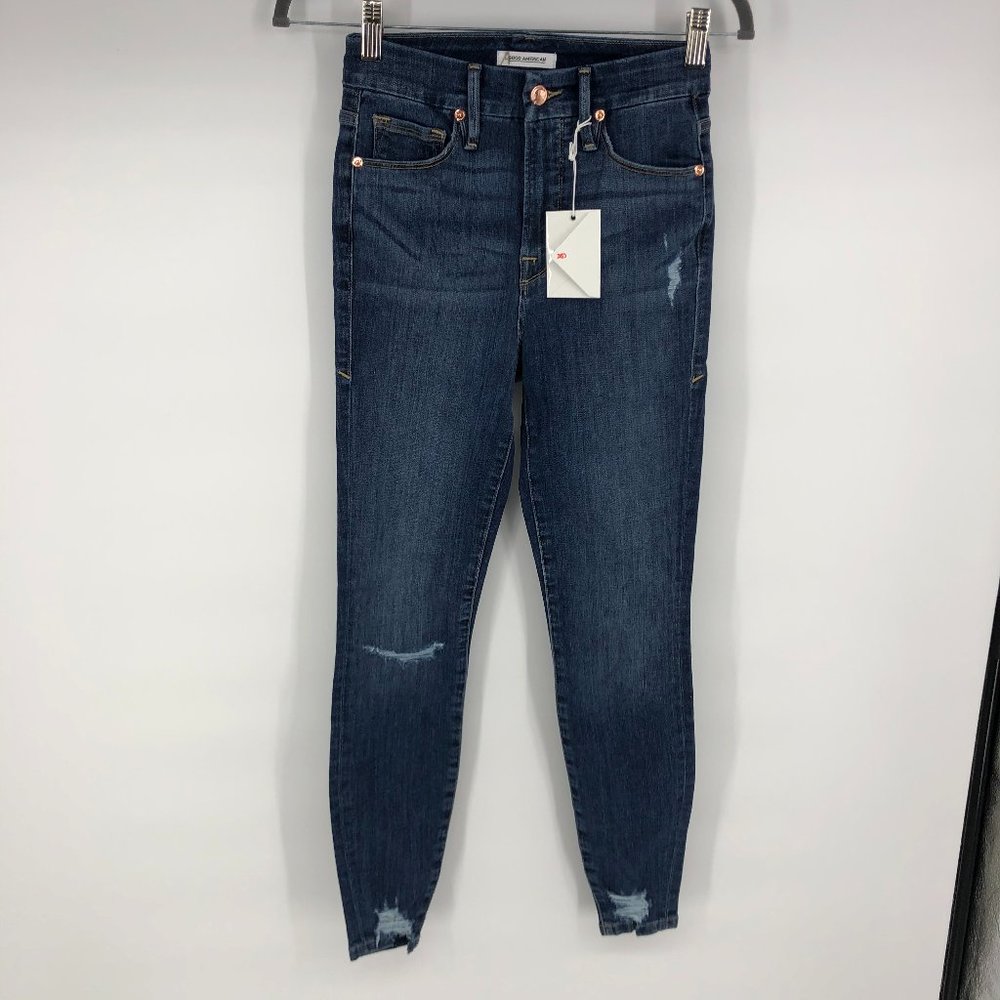 Good American Good Waist Destroyed Distress 0 /25